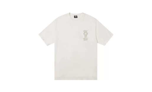 Stussy x Our Legacy Work Shop Surf Skull Pigment Dyed Tee 'Natural' - Prism Hype