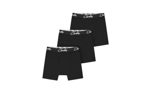 Corteiz Allstarz Boxers (3 Pack) Black - Prism Hype