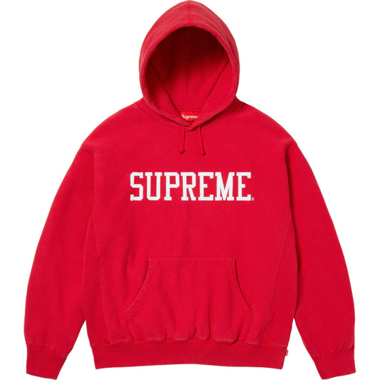 Supreme - Varsity Hooded Sweatshirt - Prism Hype Sweatshirt Supreme - Varsity Hooded Sweatshirt Sweatshirt Red / Medium