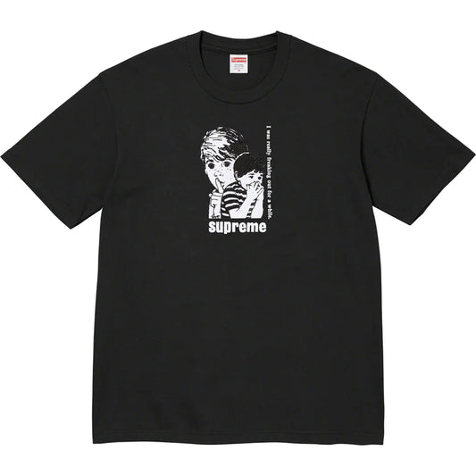 Supreme - Freaking Out Tee - Prism Hype Freaking Out Tee Supreme - Freaking Out Tee Supreme T-shirt Black / Small