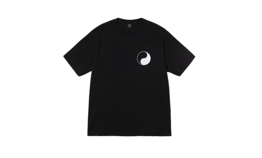 Stussy x Our Legacy Work Shop Yin Yang Pigment Dyed Tee Black - Prism Hype Stussy T-shirt Stussy x Our Legacy Work Shop Yin Yang Pigment Dyed Tee Black Clothes