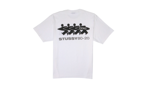stussy x CDG surfman t-shirt white - Prism Hype Stussy T-shirt stussy x CDG surfman t-shirt white Clothes S