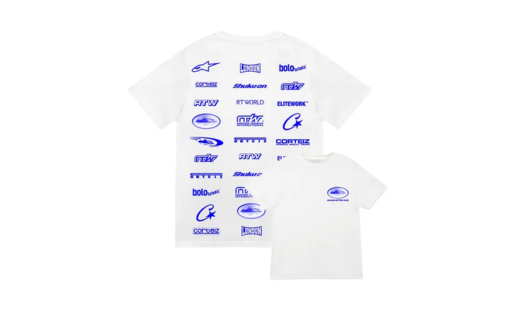 Corteiz Rally Vinylz Tee 'White' - Prism Hype