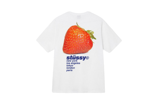 Stussy Strawberry T-Shirt - Prism Hype Stussy T-shirt Stussy Strawberry T-Shirt Clothes