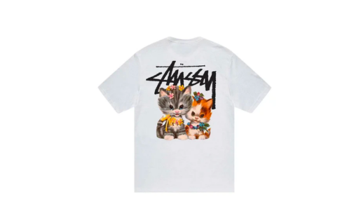 Stussy Kittens Tee - Prism Hype Stussy T-shirt Stussy Kittens Tee Clothes S