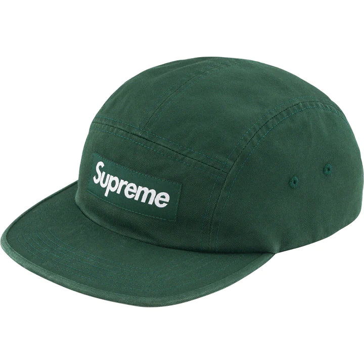 Supreme Washed Chino Twill Camp Cap - Prism Hype Washed Chino Twill Camp Cap Supreme Washed Chino Twill Camp Cap Washed Chino Twill Camp Cap Pine Green