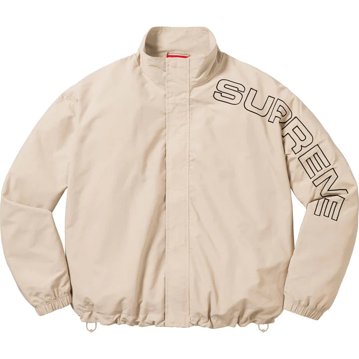 Supreme - Spellout Embroidered, Track Jacket - Prism Hype Track Jacket Supreme - Spellout Embroidered, Track Jacket Track Jacket Sand / Small