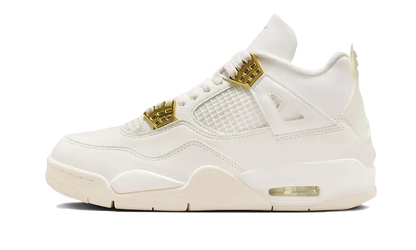 Air Jordan 4 Sail Metallic Gold - Prism Hype