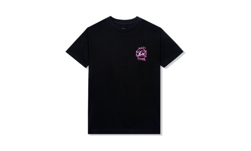 Anti Social Social Club x Fragment Precious Petals Tee (FW22) Black Pink - Prism Hype ASSC Anti Social Social Club x Fragment Precious Petals Tee (FW22) Black Pink Clothes