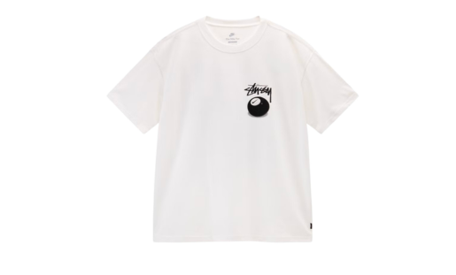 Nike X Stussy 8 Ball T-Shirt (Asia Sizing) White - Prism Hype Stussy T-shirt Nike X Stussy 8 Ball T-Shirt (Asia Sizing) White Clothes