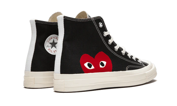 Converse Chuck Taylor All-Star 70s Hi Comme des Garçons PLAY Black - Prism Hype