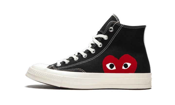 Converse Chuck Taylor All-Star 70s Hi Comme des Garçons PLAY Black - Prism Hype