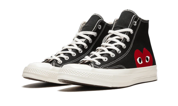 Converse Chuck Taylor All-Star 70s Hi Comme des Garçons PLAY Black - Prism Hype