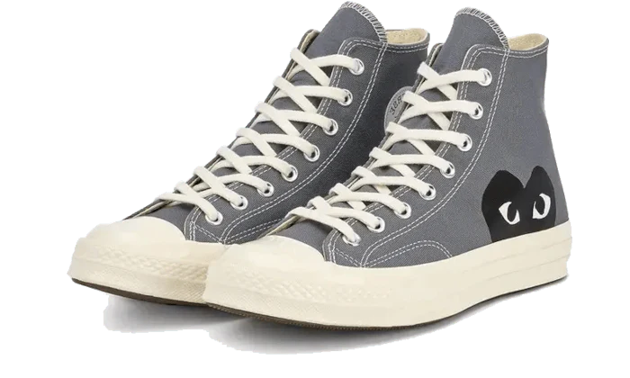 Converse Chuck Taylor All-Star 70s Hi Comme des Garçons PLAY Steel Grey - Prism Hype