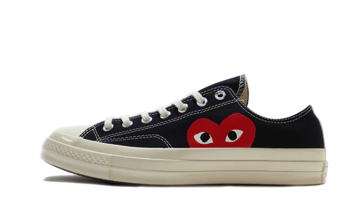 Converse Chuck Taylor All-Star 70s Ox Comme des Garçons PLAY Black - Prism Hype