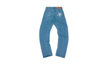 Corteiz C-Star Denim Jeans Blue - Prism Hype Corteiz Corteiz C-Star Denim Jeans Blue Clothes XS