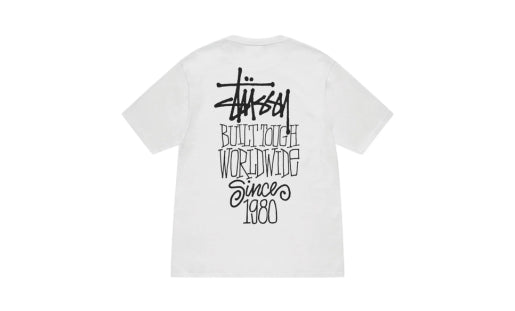 Stussy Built Tough Pigment Dyed Tee 'White' - Prism Hype Stussy T-shirt Stussy Built Tough Pigment Dyed Tee 'White' Clothes S