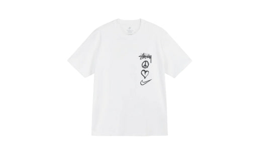 Nike x Stussy Peace, Love, Swoosh T-shirt - Prism Hype stussy x nike Nike x Stussy Peace, Love, Swoosh T-shirt Clothes