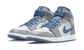 Air Jordan 1 Mid True Blue - Prism Hype Jordan 1 Mid Air Jordan 1 Mid True Blue Jordan 1 mid