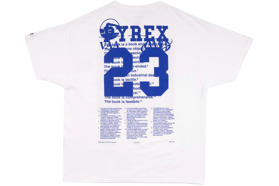 Virgil Abloh ICA Pyrex 23 T-shirt White - Prism Hype Clothes Virgil Abloh ICA Pyrex 23 T-shirt White T-shirt