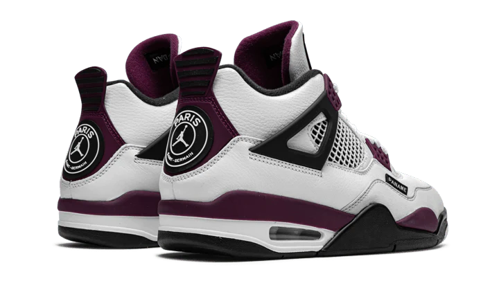 Air Jordan 4 PSG Neutral Grey Bordeaux - Prism Hype Air Jordan 4 Air Jordan 4 PSG Neutral Grey Bordeaux Air Jordan 4