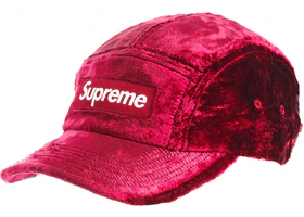 Supreme Crushed Velvet Camp Cap - Prism Hype Supreme Hat Supreme Crushed Velvet Camp Cap supreme PINK