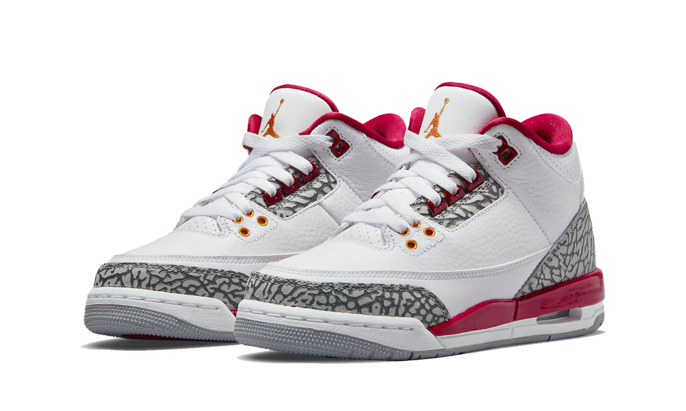 Jordan 3 Retro Cardinal Red - Prism Hype Air Jordan III Jordan 3 Retro Cardinal Red Air Jordan III