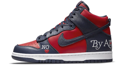 Nike SB Dunk High Supreme By Any Means Navy - Prism Hype Nike Dunk High Nike SB Dunk High Supreme By Any Means Navy Nike Dunk high 37.5