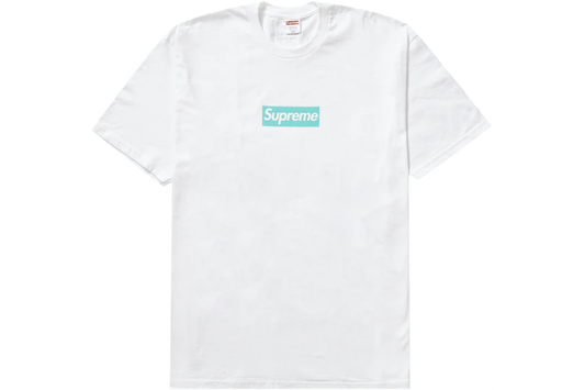 Supreme Tiffany & Co. Box Logo Tee - Prism Hype Supreme Tee Supreme Tiffany & Co. Box Logo Tee Supreme S