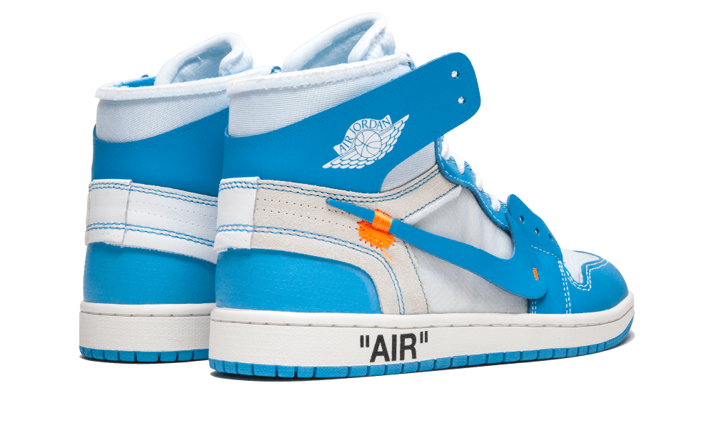 Jordan 1 Retro High Off-White UNC - Prism Hype Jordan 1 Retro High OG X Off-White Jordan 1 Retro High Off-White UNC Jordan 1 High