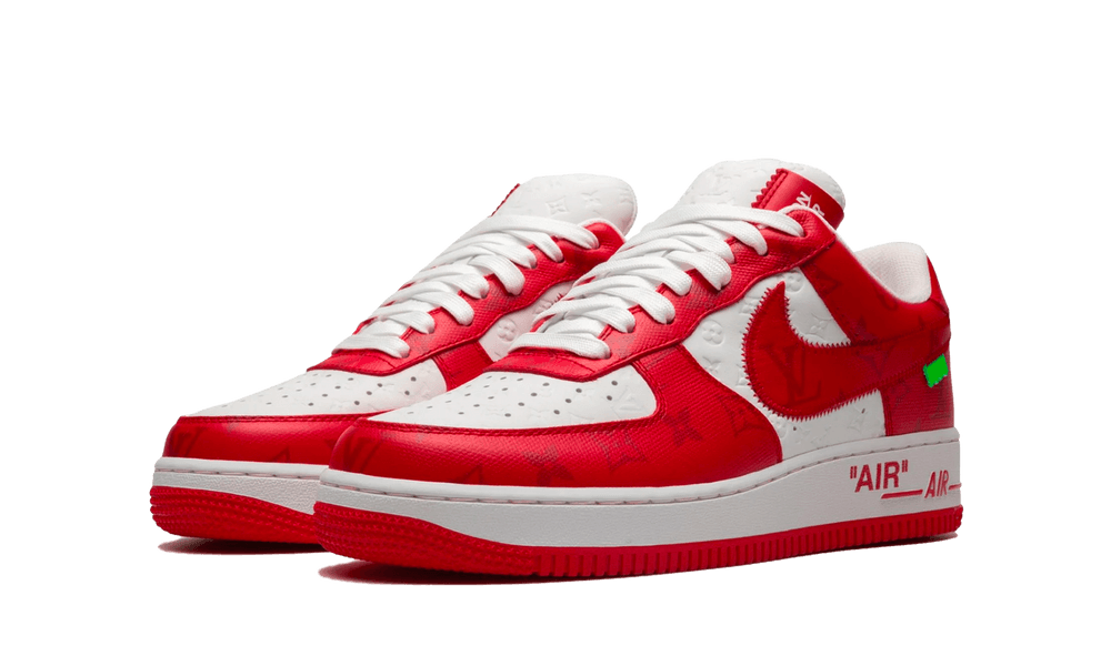 Nike Force 1 Low Louis Vuitton Virgil White Red – Prism Hype
