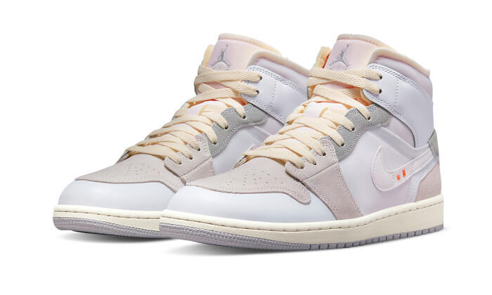 Air Jordan 1 Mid SE Craft Inside Out White Grey - Prism Hype Jordan 1 Mid Air Jordan 1 Mid SE Craft Inside Out White Grey Jordan 1 mid