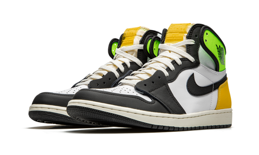 Jordan 1 Retro High White Black Volt University Gold - Prism Hype Jordan 1 high OG Jordan 1 Retro High White Black Volt University Gold Jordan 1 High