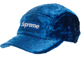 Supreme Crushed Velvet Camp Cap Black - SS22 - US