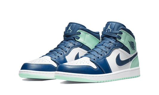 Air Jordan 1 Mid Mystic Navy Mint Foam - Prism Hype Jordan 1 Mid Air Jordan 1 Mid Mystic Navy Mint Foam Jordan 1 mid