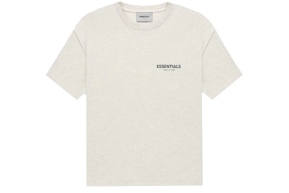 Fear of God Essentials Core Collection T-shirt Light Heather Oatmeal - Prism Hype Clothes Fear of God Essentials Core Collection T-shirt Light Heather Oatmeal Fear Of God XS