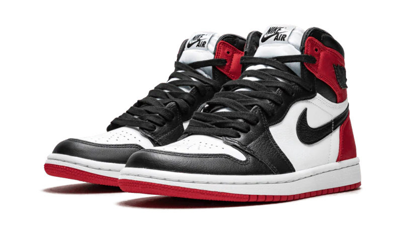 Air Jordan 1 Retro High Satin Black Toe (W) - Prism Hype Jordan 1 high OG Air Jordan 1 Retro High Satin Black Toe (W) Jordan 1 high