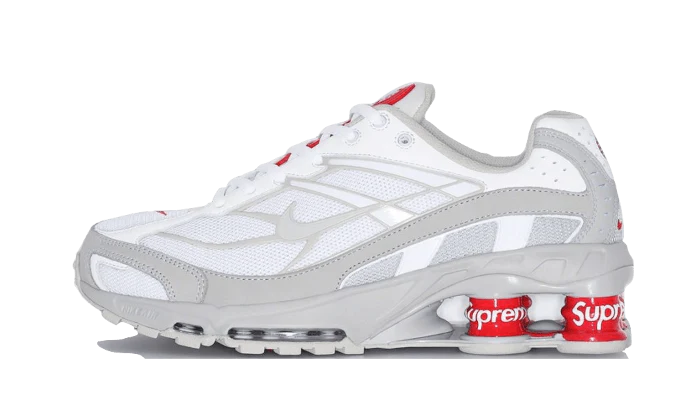 Nike Shox Ride 2 Supreme White - Prism Hype Supreme X Nike Nike Shox Ride 2 Supreme White Nike X Supreme 37.5