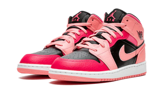 Air Jordan 1 Mid Coral Chalk Pink - Prism Hype Jordan 1 Mid Air Jordan 1 Mid Coral Chalk Pink Jordan 1 mid