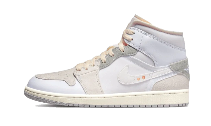 Air Jordan 1 Mid SE Craft Inside Out White Grey - Prism Hype Jordan 1 Mid Air Jordan 1 Mid SE Craft Inside Out White Grey Jordan 1 mid 36