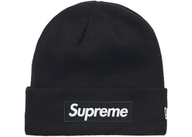 Supreme New Era Box Logo Beanie (FW21) - Prism Hype Supreme Beanie Supreme New Era Box Logo Beanie (FW21) supreme BLACK